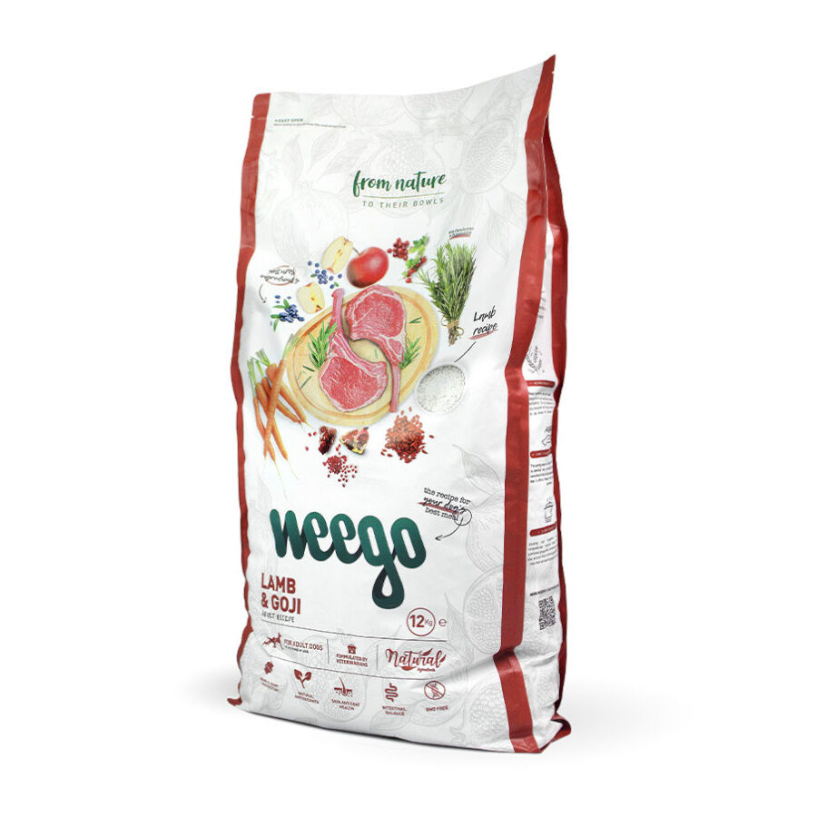 12 kg Weego Cordero y Goji pienso para perros, , large Imagen numero 2